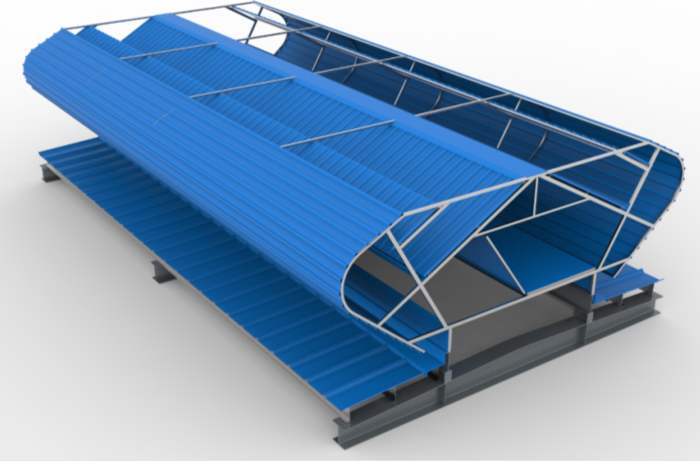 敞开式通风气楼